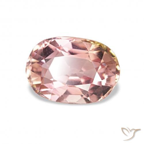 Tormalina Rosa chiaro naturale da 1.23 ct, Ovale, VS