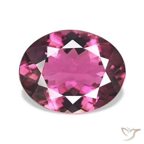 2.01ct Viola intenso Tormalina, Ovale, VVS-VS