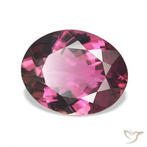 Tormalina Viola intenso naturale da 2.01 ct, Ovale, VVS-VS