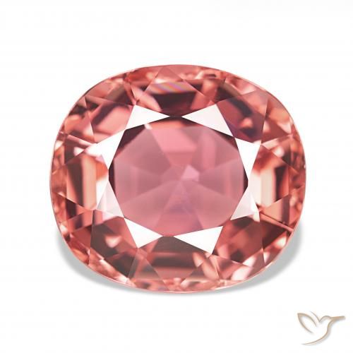 6.31ct Rosa scuro Tormalina Pietre preziose, Cuscino, VVS