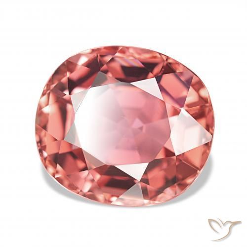 Tormalina Rosa scuro naturale da 6.31 ct, Cuscino, VVS