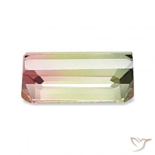 Tormalina Colo anguria naturale da 1.74 ct, Ottagonale / Taglio smeraldo, VS