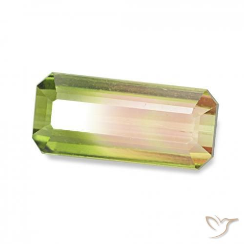 Tormalina Colo anguria naturale da 1.53 ct, Ottagonale / Taglio smeraldo, VS