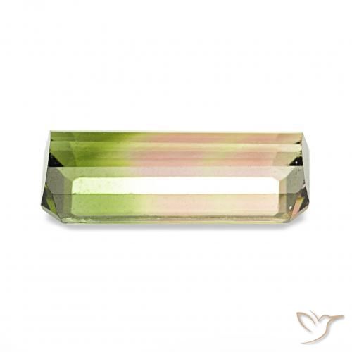 Tormalina Colo anguria naturale da 1.53 ct, Ottagonale / Taglio smeraldo, VS