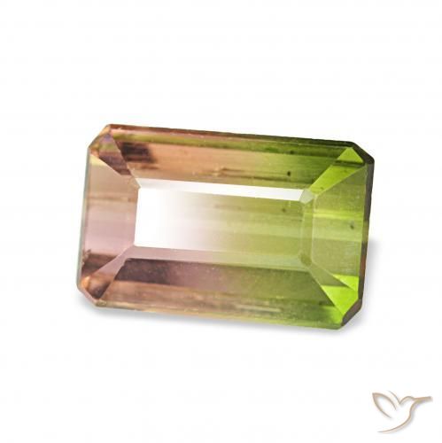 Tormalina Colo anguria naturale da 1.45 ct, Ottagonale / Taglio smeraldo, VS