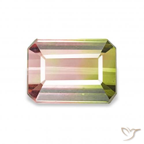 1.26ct Colo anguria Tormalina, Taglio smeraldo, VVS-VS