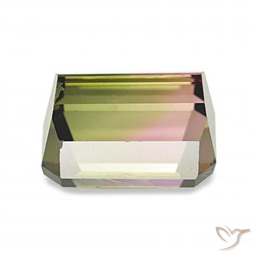 Tormalina Colo anguria naturale da 2.45 ct, Ottagonale / Taglio smeraldo, VVS