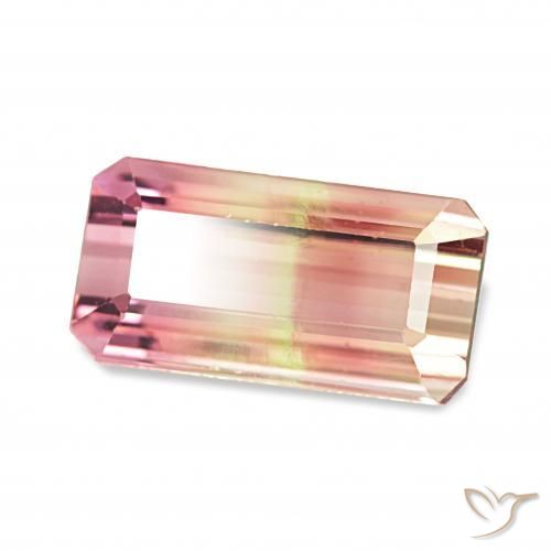 Tormalina Colo anguria naturale da 2.30 ct, Ottagonale / Taglio smeraldo, VVS