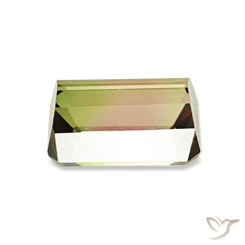 Tormalina Colo anguria naturale da 1.32 ct, Ottagonale / Taglio smeraldo, VVS