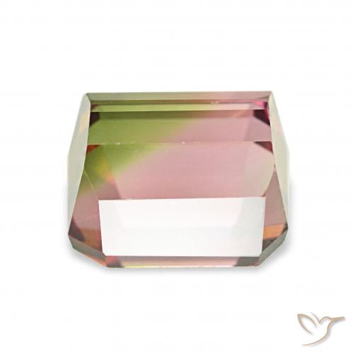 Tormalina Colo anguria naturale da 2.20 ct, Ottagonale / Taglio smeraldo, VVS