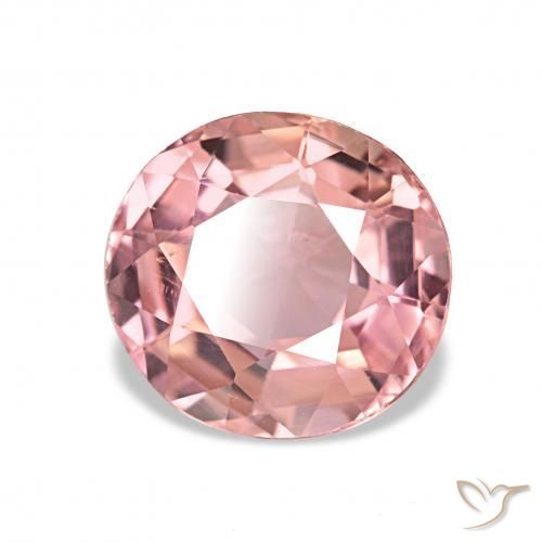 Tormalina Rosa chiaro naturale da 1.36 ct, Ovale, VVS-VS