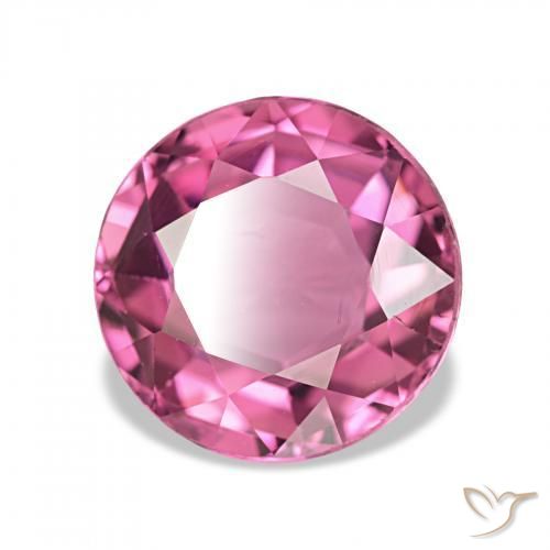 Tormalina Medium Dark-Pink naturale da 1.93 ct, Rotondo, VVS-VS