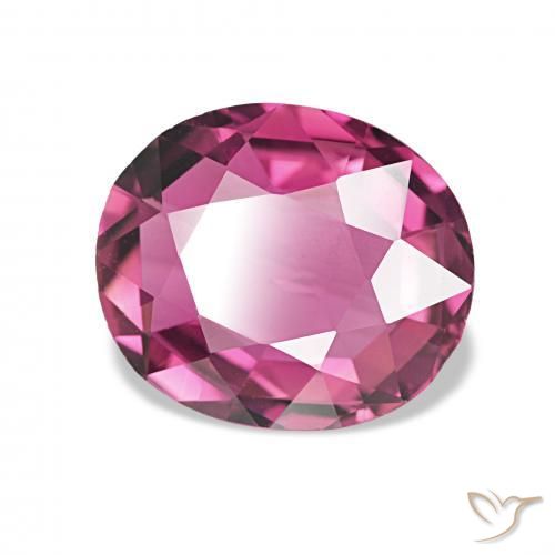 Tormalina Viola medio naturale da 1.95 ct, Ovale, VVS