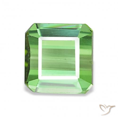 1.61ct Verde Tormalina, Taglio smeraldo, VVS-VS