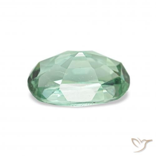 Tormalina Verde Menta Chiaro naturale da 1.11 ct, Ovale, VVS-VS