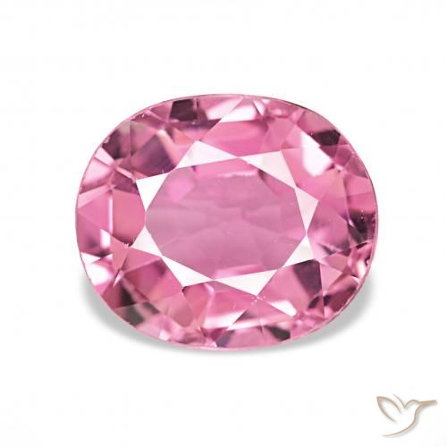 1.54ct Rosa hot Tormalina, Ovale, VVS-VS
