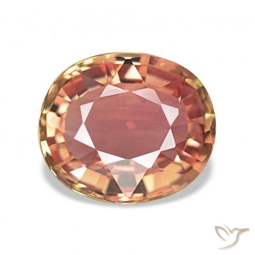 Tormalina Multicolore naturale da 1.60 ct, Ovale, VVS