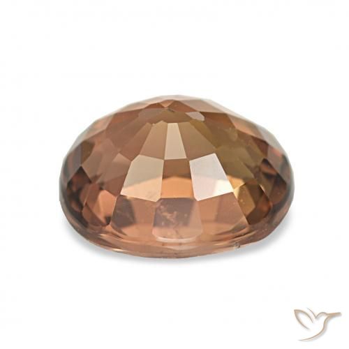 Tormalina Arancio Medio naturale da 1.62 ct, Ovale, VS
