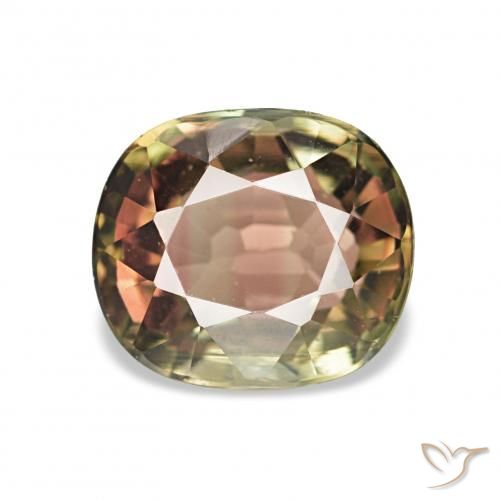 Tormalina Colo anguria naturale da 1.68 ct, Cuscino, VS
