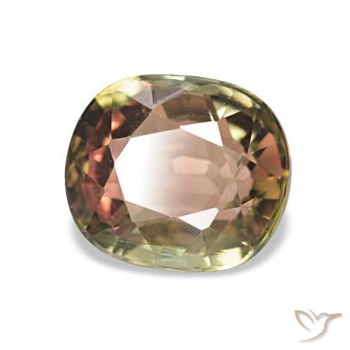 Tormalina Colo anguria naturale da 1.68 ct, Cuscino, VS