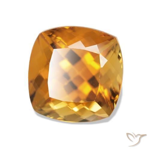 Tormalina Arancio Medio naturale da 2.46 ct, Cuscino, VVS-VS