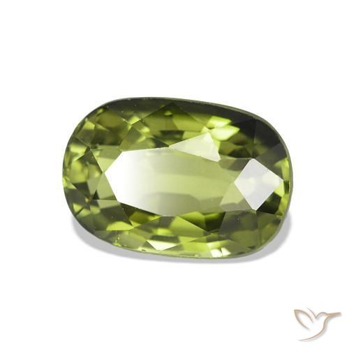 Tormalina Verde caldo naturale da 1.49 ct, Cuscino, VVS-VS