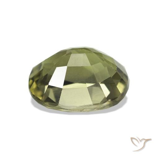 Tormalina Verde caldo naturale da 1.59 ct, Taglio a cuscino, VS