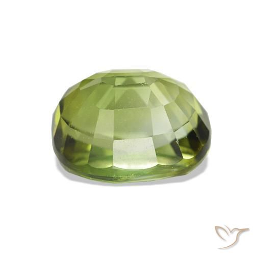 Tormalina Verde caldo naturale da 1.81 ct, Taglio ovale, VS