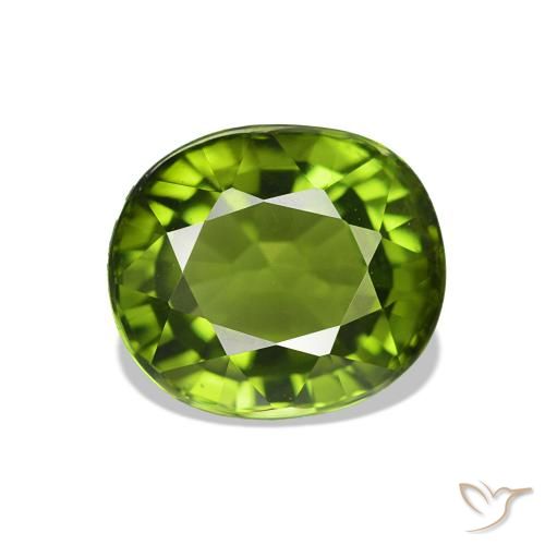 1.82ct Alghe Verdi Tormalina, Ovale, VVS-VS