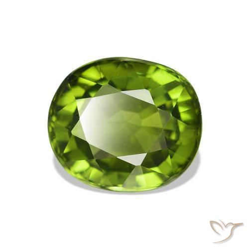 Tormalina Alghe Verdi naturale da 1.82 ct, Ovale, VVS-VS