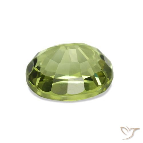 Tormalina Verde acceso naturale da 1.41 ct, Taglio ovale, VVS-VS