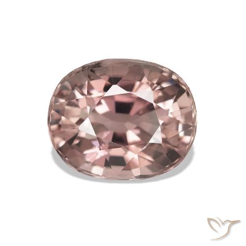 Tormalina Tono rosa rosa naturale da 1.83 ct, Ovale, VVS-VS