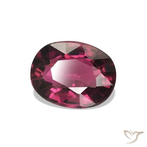 Tormalina Medium Dark-Purple naturale da 1.45 ct, Ovale, VS