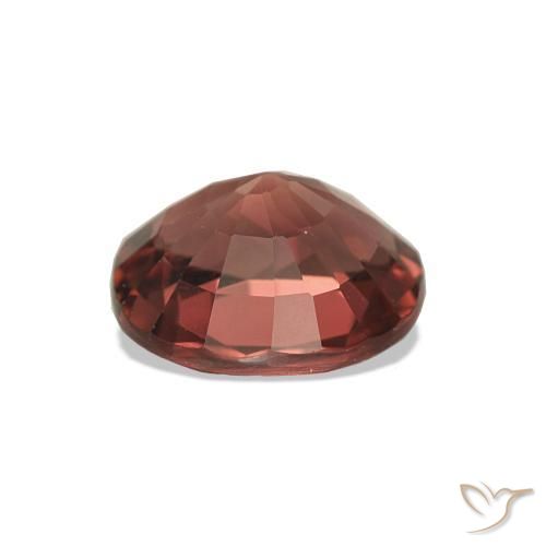 Tormalina Rosso scuro naturale da 1.40 ct, Ovale, VVS-VS