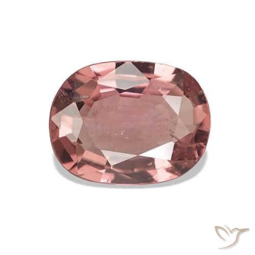 Tormalina Rosa arancio naturale da 1.70 ct, Cuscino, VS
