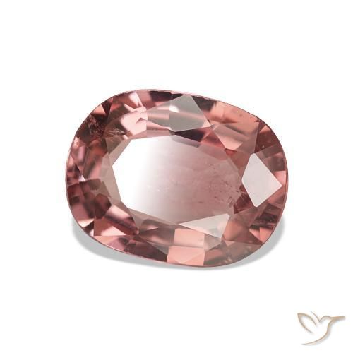 Tormalina Rosa arancio naturale da 1.70 ct, Cuscino, VS