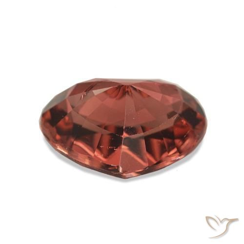 Tormalina Rosso medio naturale da 2.37 ct, Cuore, VS-SI