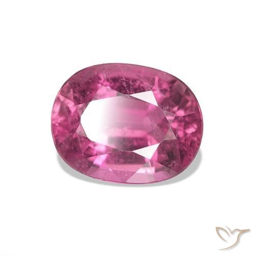 Tormalina Rosa violetto naturale da 1.48 ct, Ovale, VS-SI