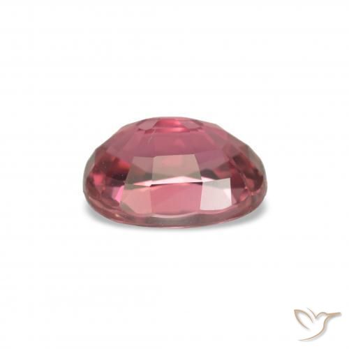 Tormalina Rosa rossastra naturale da 1.52 ct, Taglio ovale, VVS