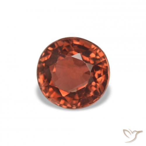 Tormalina Rosso medio naturale da 1.70 ct, Rotondo, VVS