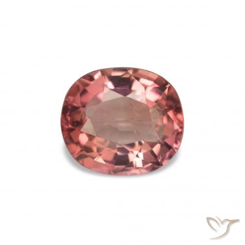 1.48ct Rosa scuro Tormalina, Ovale, VVS-VS
