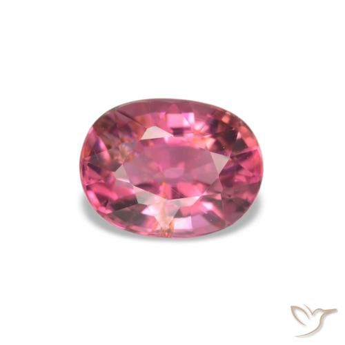 1.52ct Rosa medio Tormalina, Ovale, VS-SI