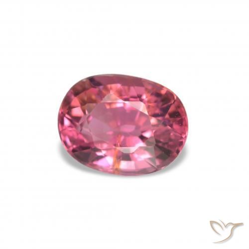 Tormalina Rosa medio naturale da 1.52 ct, Taglio ovale, VS-SI