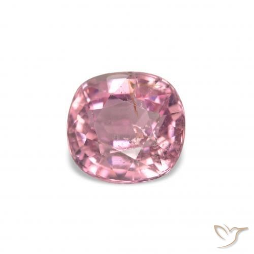 Tormalina Rosa chiaro naturale da 1.50 ct, Taglio a cuscino, VS-SI