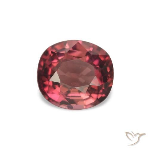 Tormalina Rosso tendente al rosa naturale da 1.33 ct, Cuscino, VVS
