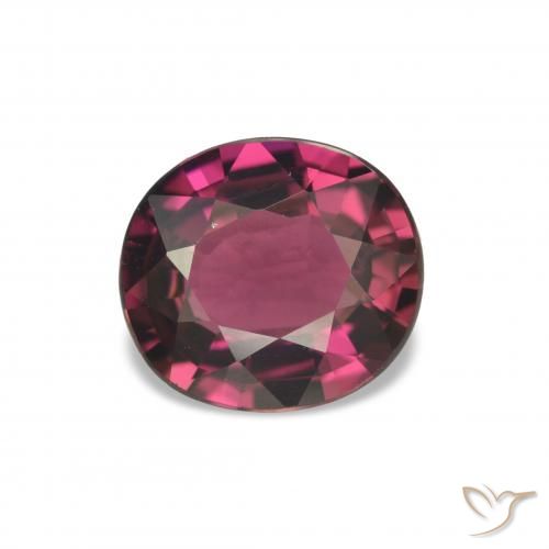 1.63ct Medium Dark-Purple Tormalina, Cuscino, VVS