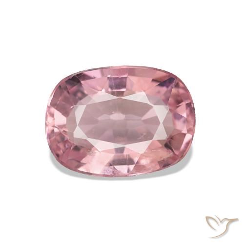 Tormalina Rosa arancio naturale da 1.80 ct, Taglio a cuscino, VS