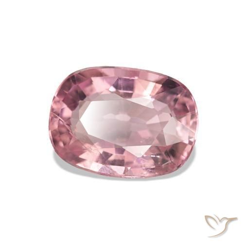 Tormalina Rosa arancio naturale da 1.80 ct, Taglio a cuscino, VS