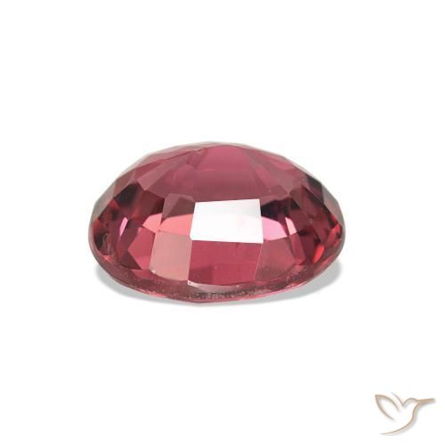 Tormalina Rosso medio naturale da 1.64 ct, Taglio ovale, VS