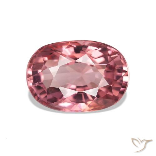 1.74ct Rosa arancio Tormalina, Cuscino, VVS-VS
